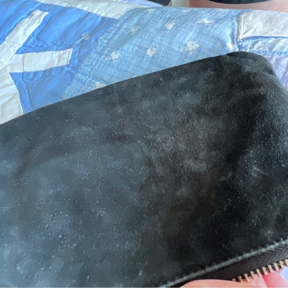 Silence & Noise Urban Outfitters Black Leather Suede Mini Crossbody Bag - Picture 10 of 14